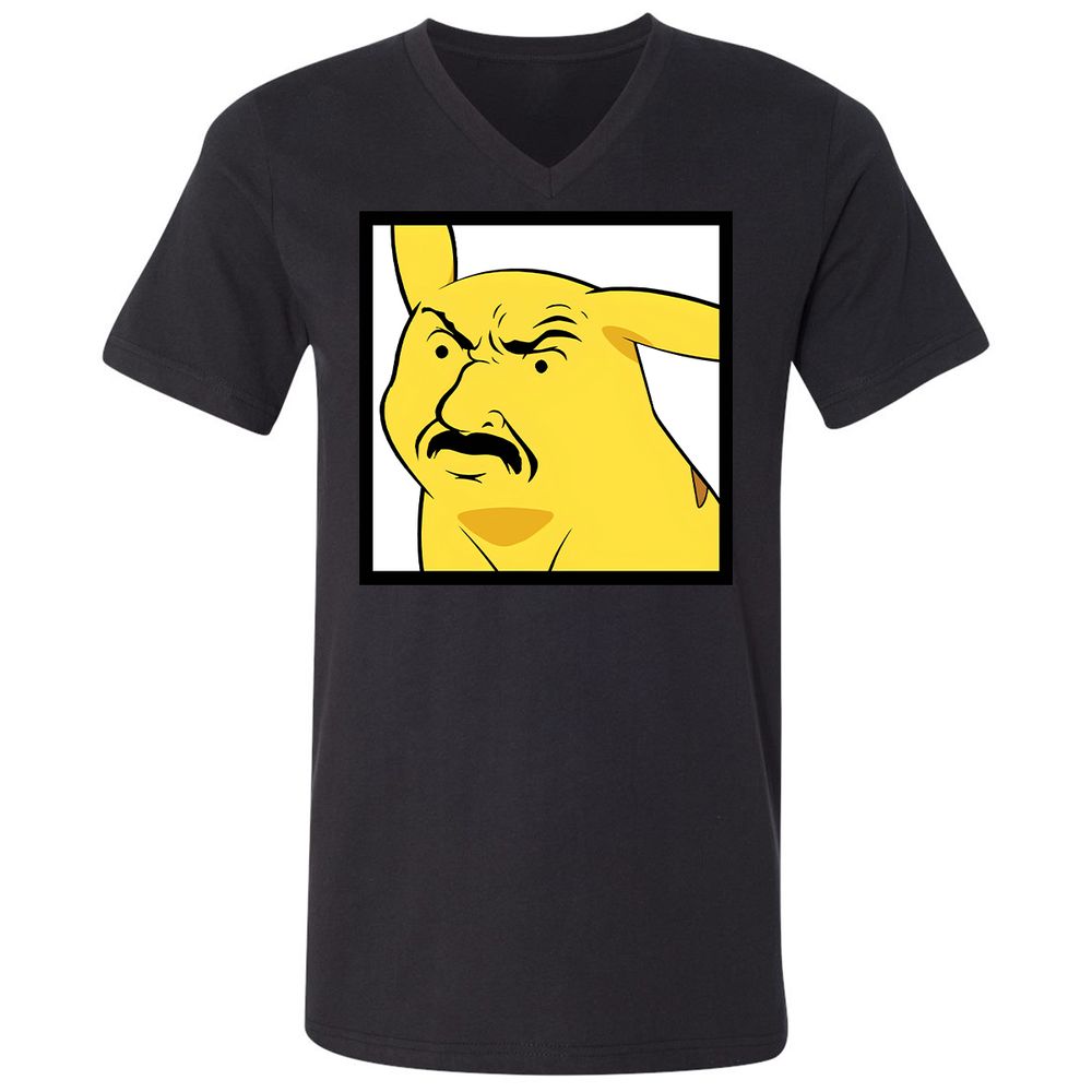 Unisex V-Neck T-Shirt - 8UB9DNPS - Black - 16