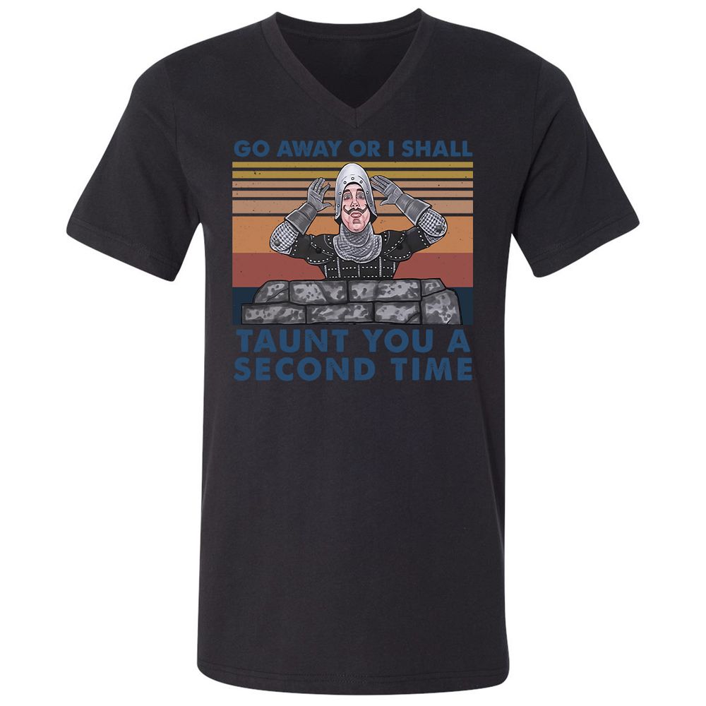 Unisex V-Neck T-Shirt - G5FAPB5L - Black - 16