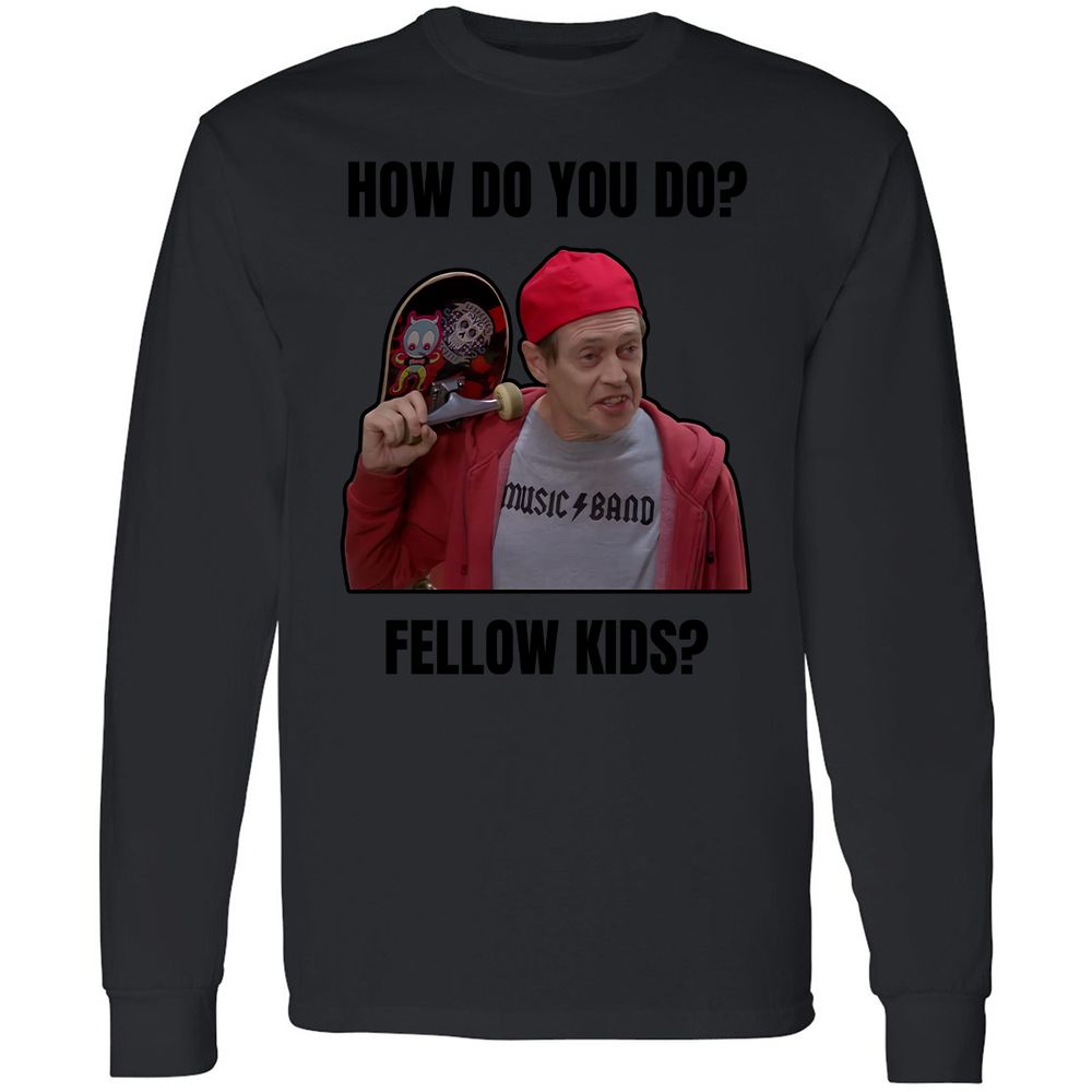 Long Sleeve T-Shirt - PBX3QDB2 - Black - 16