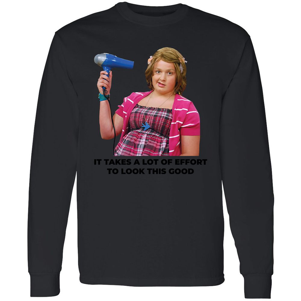 Long Sleeve T-Shirt - DTKSH2X6 - Black - 16