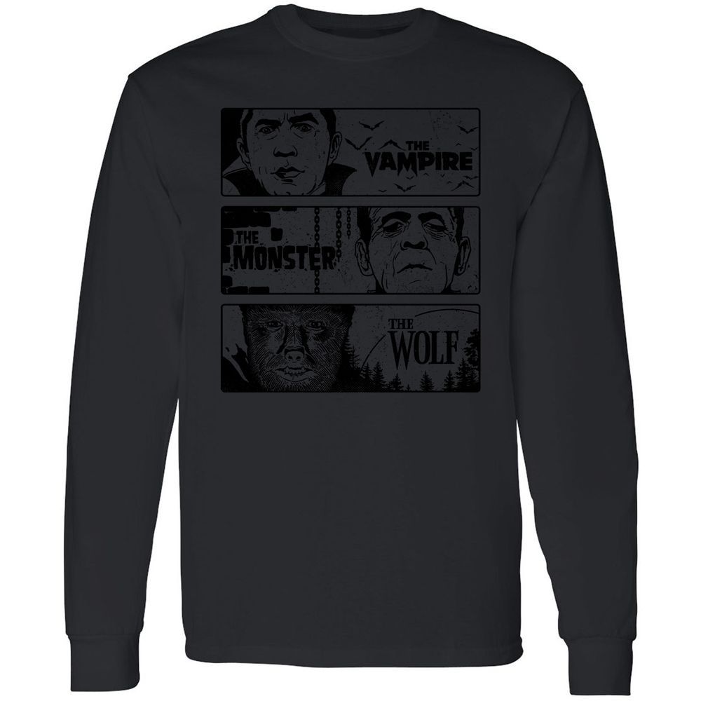 Long Sleeve T-Shirt - XYJN5Z32 - Black - 16