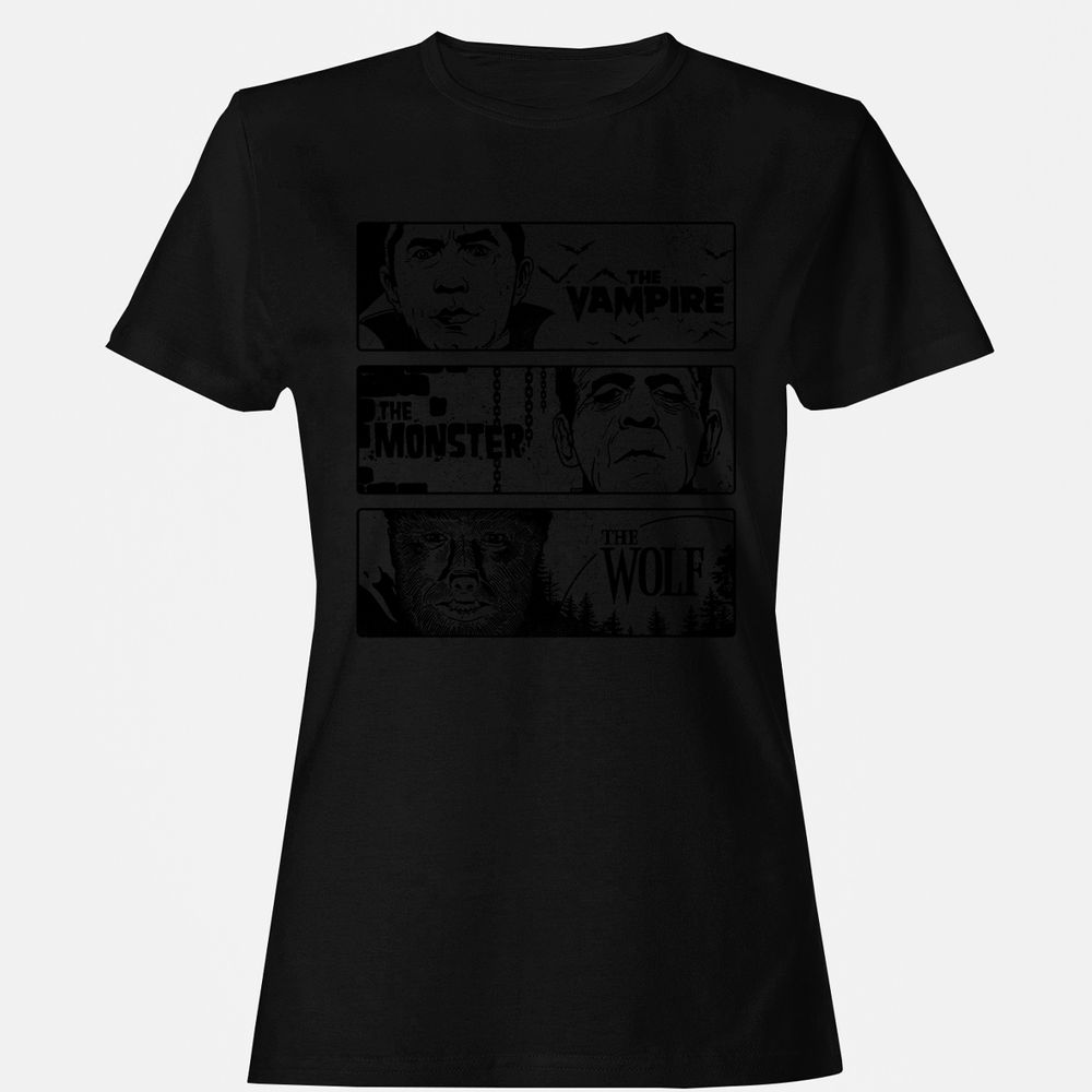 Women's T-Shirt - AQ17CW9N - Black - 16