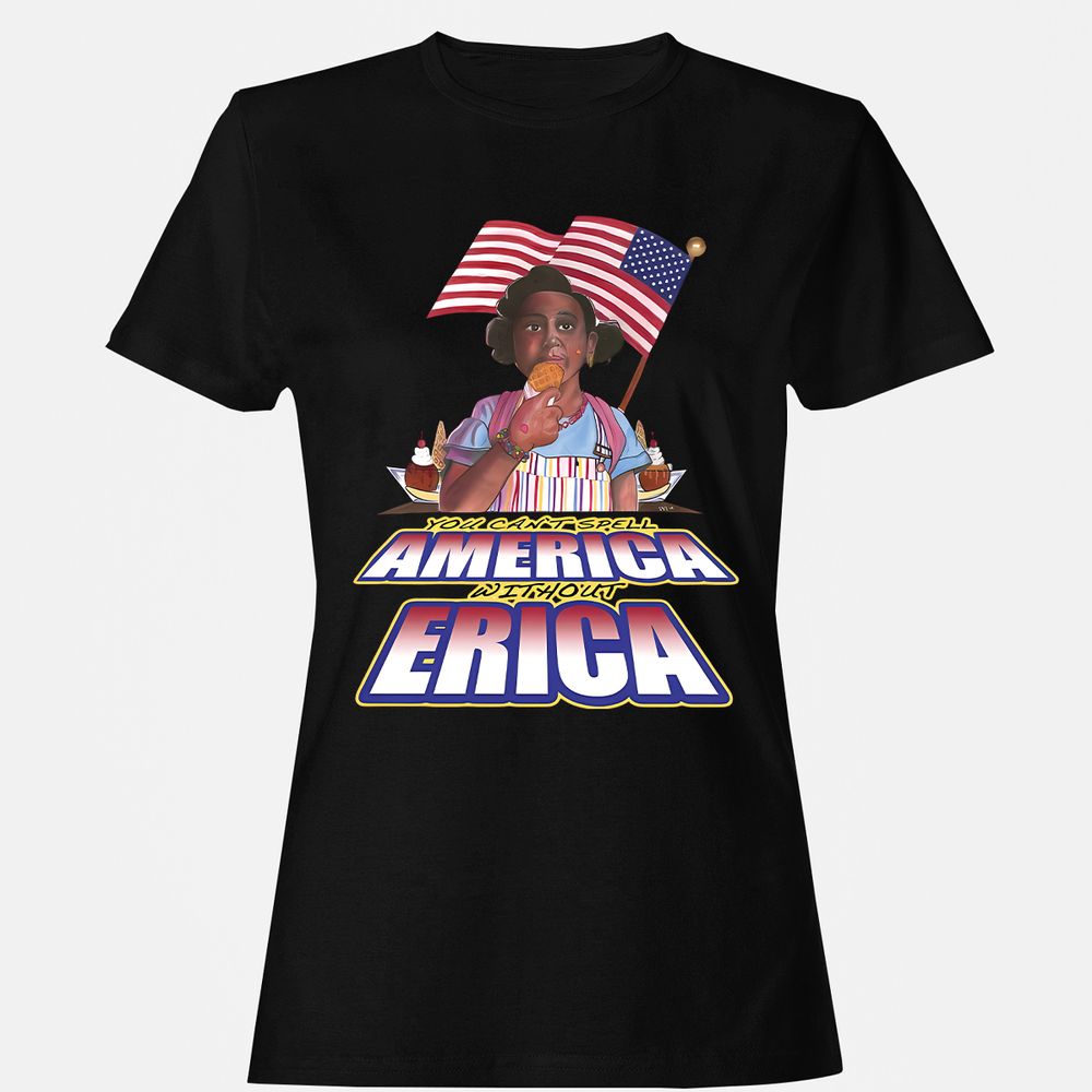 Women's T-Shirt - VK1CMPPQ - Black - 16