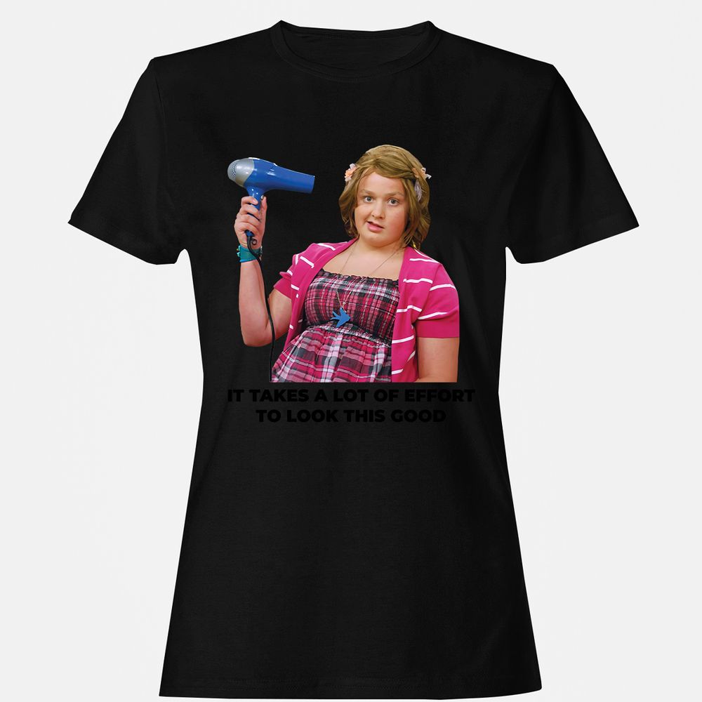 Women's T-Shirt - 83WBKFRB - Black - 16