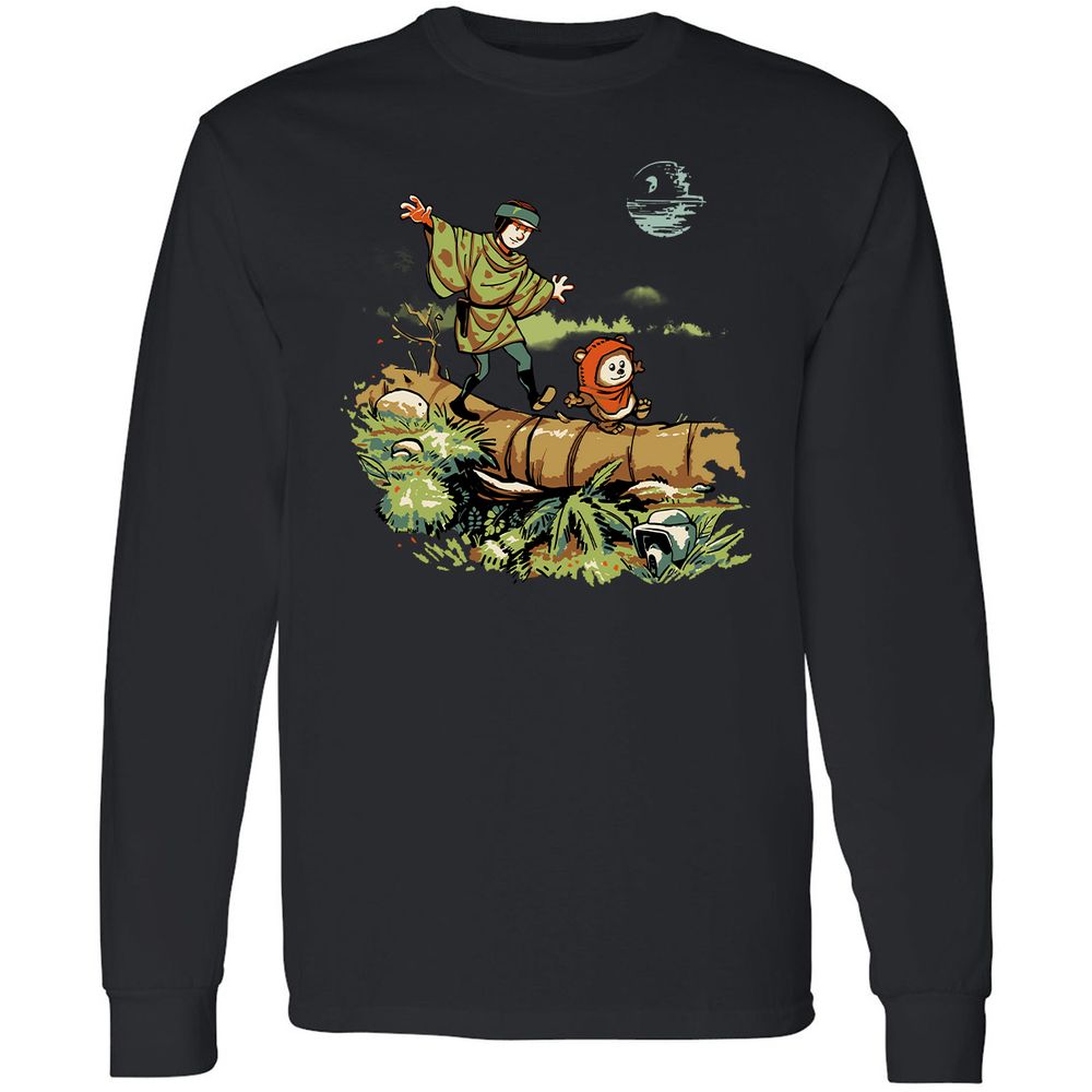 Long Sleeve T-Shirt - P4KFTRH5 - Black - 16