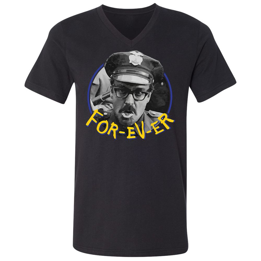 Unisex V-Neck T-Shirt - MD6PWGUB - Black - 16