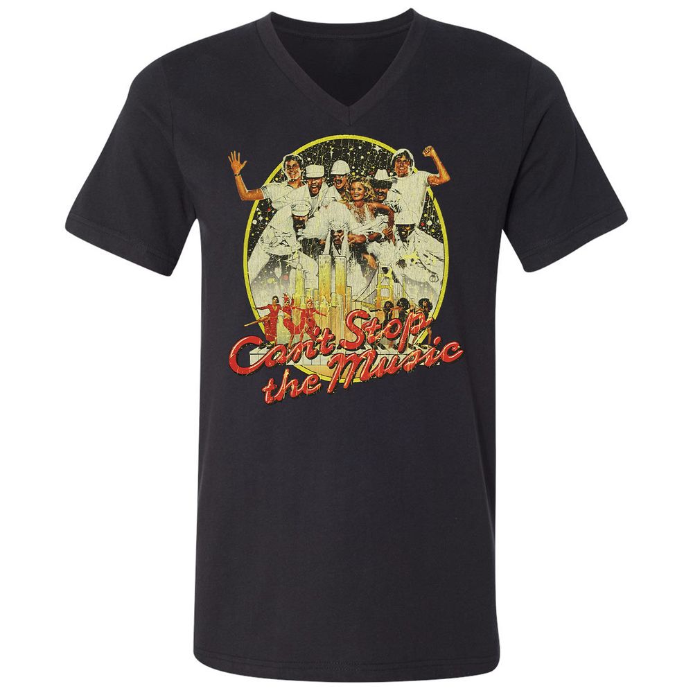 Unisex V-Neck T-Shirt - K2R1GJRP - Black - 16