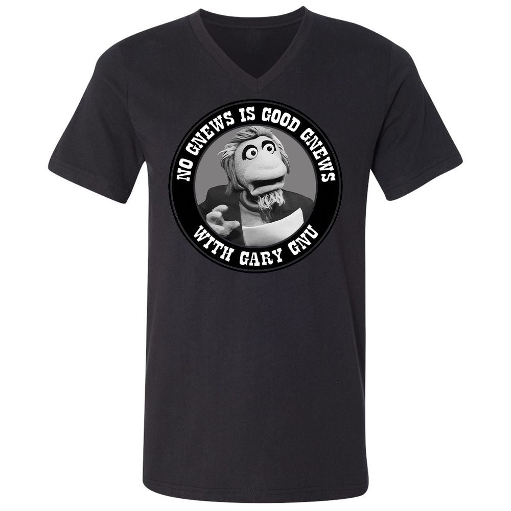Unisex V-Neck T-Shirt - HRS8AT7S - Black - 16