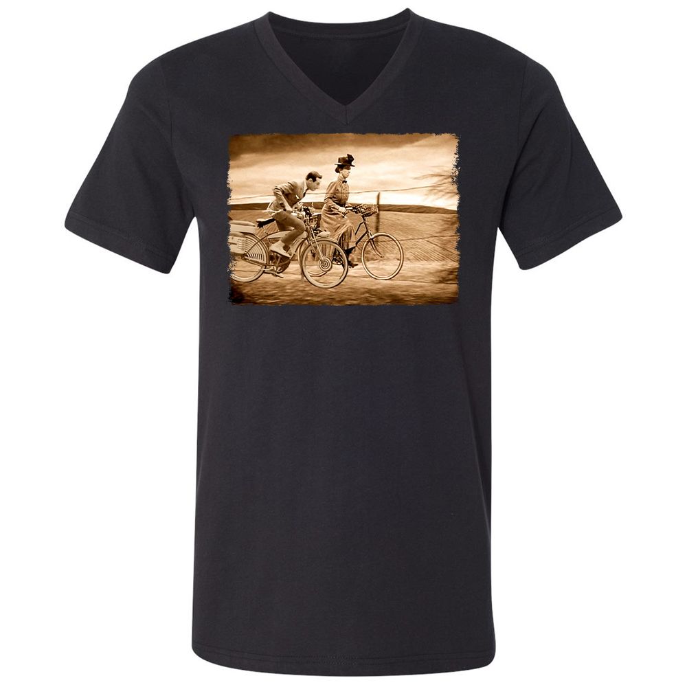 Unisex V-Neck T-Shirt - CMG53KM6 - Black - 16