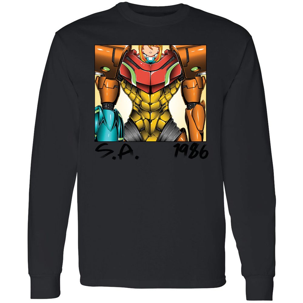 Long Sleeve T-Shirt - 2LUE3P7W - Black - 16