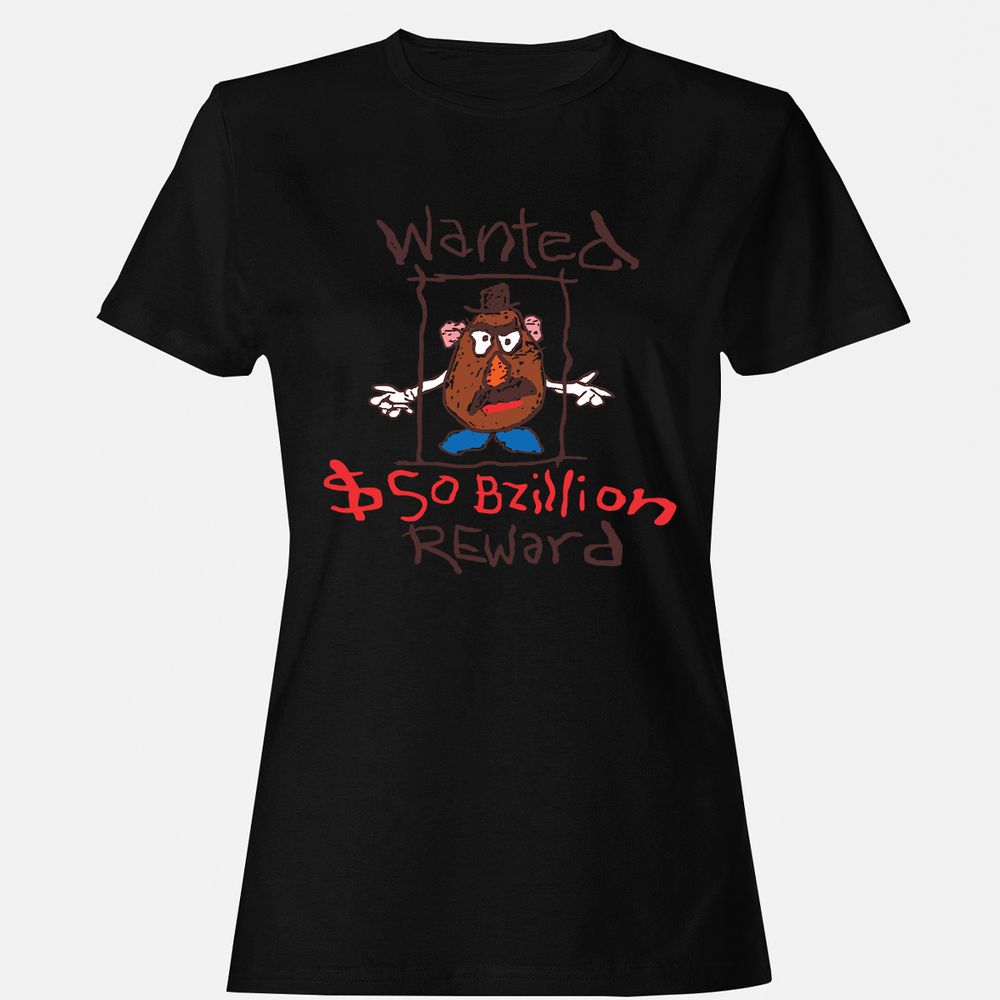 Women's T-Shirt - HUS1NK9G - Black - 16