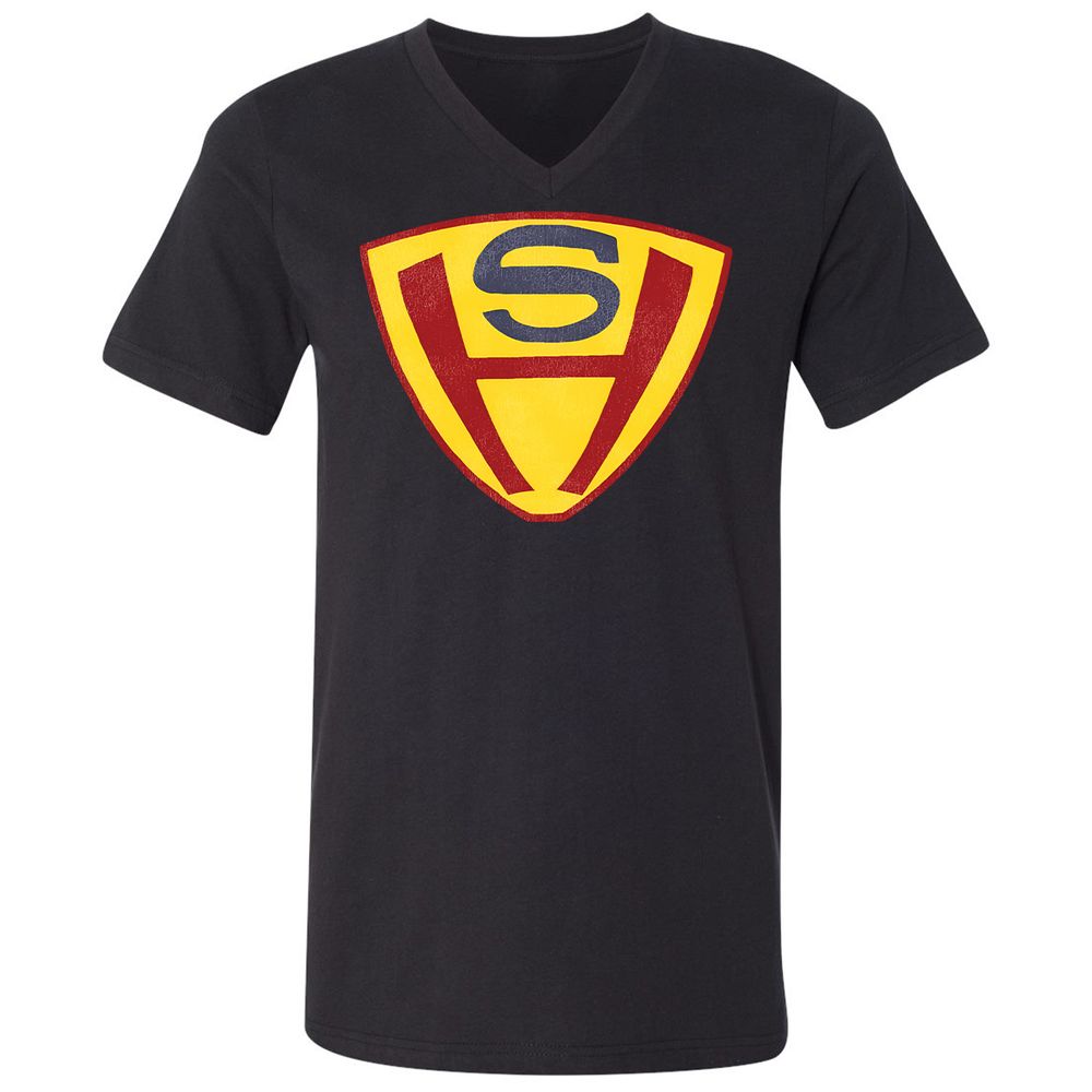 Unisex V-Neck T-Shirt - EDFF33LW - Black - 16