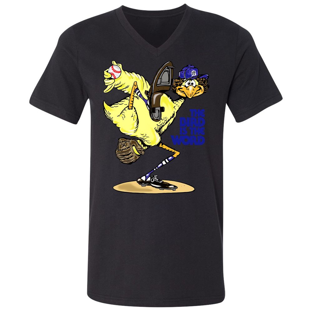 Unisex V-Neck T-Shirt - J4L6C18M - Black - 16