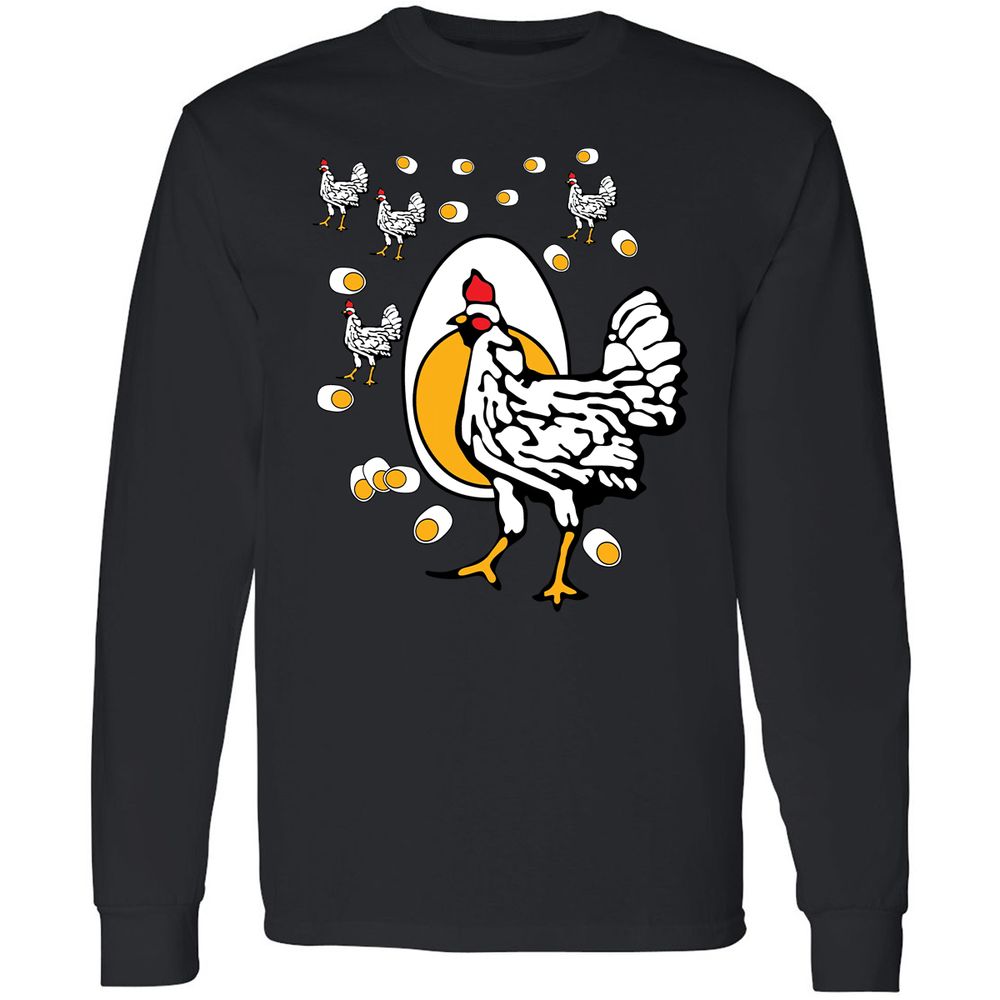 Long Sleeve T-Shirt - CBABV9TH - Black - 16