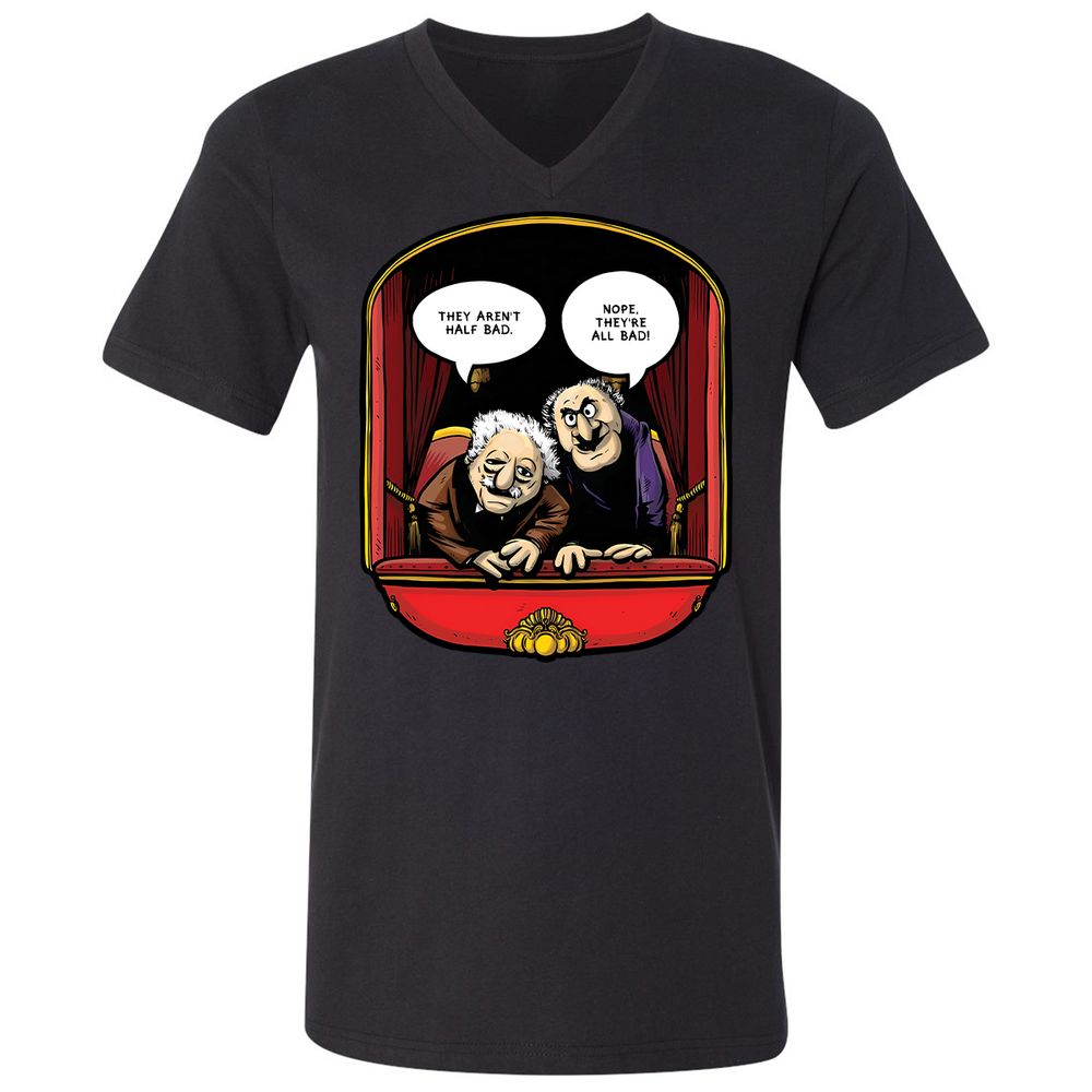 Statler and Waldorf (All Bad) - Black - 16
