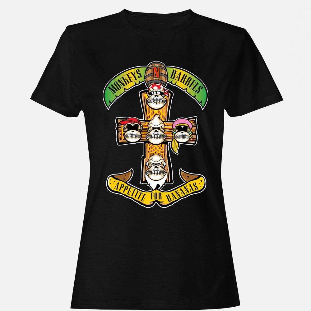 Women's T-Shirt - Y1UKQ8ZJ - Black - 16