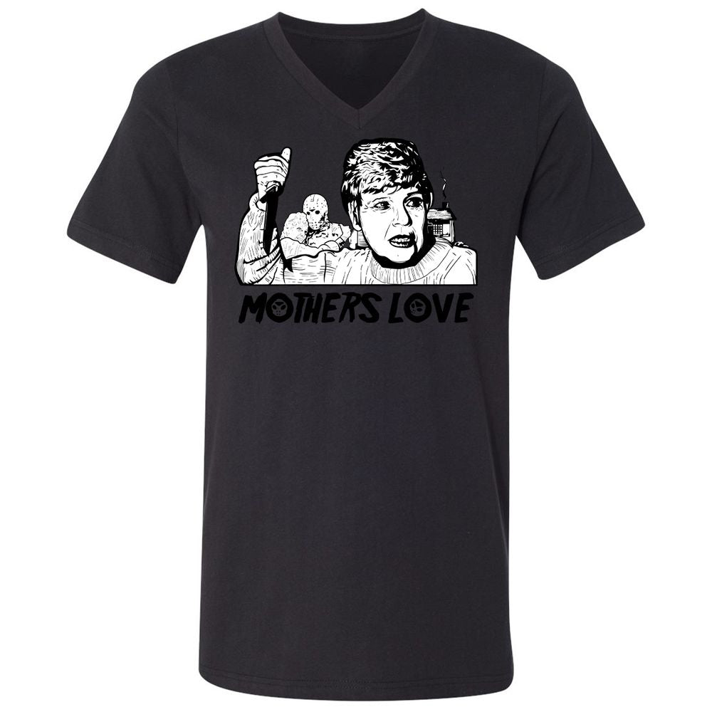 Unisex V-Neck T-Shirt - 9K87UWFA - Black - 16