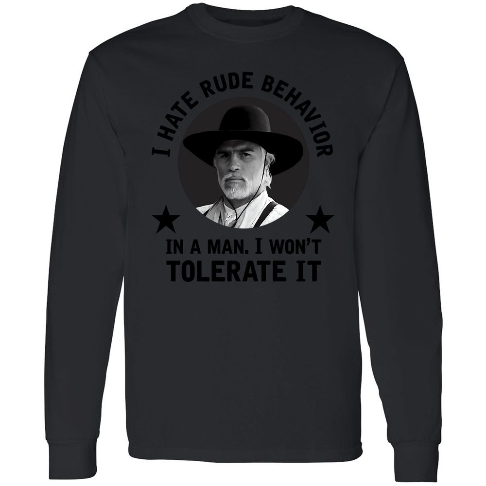 Long Sleeve T-Shirt - BQ9DNZ4N - Black - 16