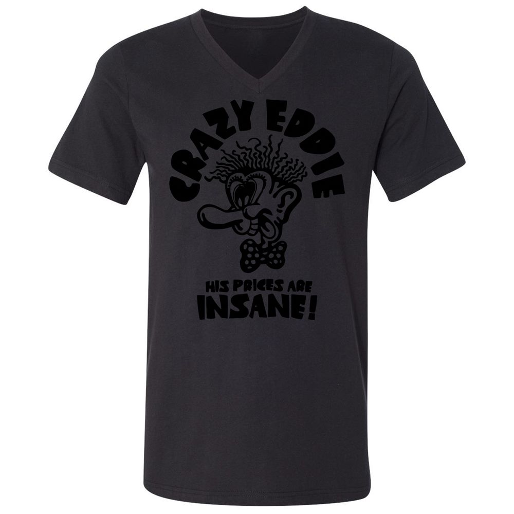 Unisex V-Neck T-Shirt - FN65VSXS - Black - 16