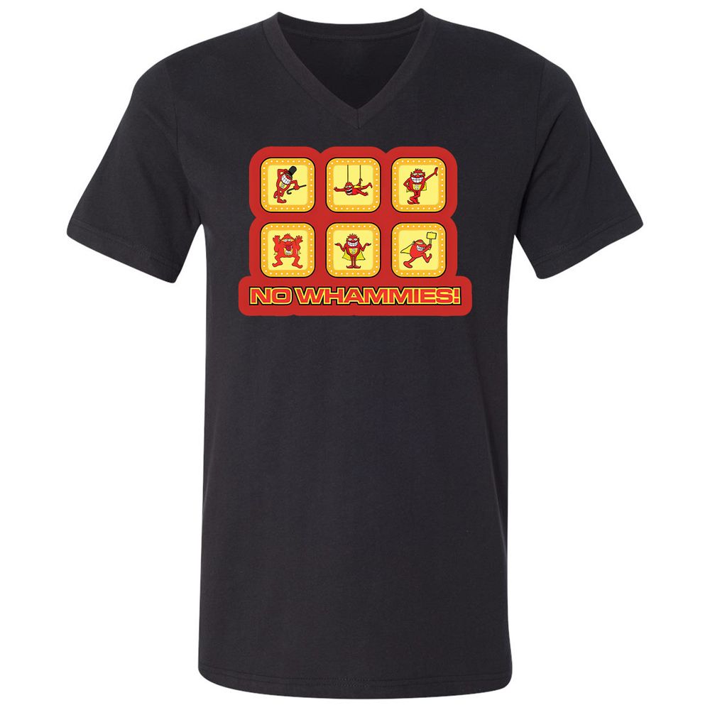 Unisex V-Neck T-Shirt - U3CUMYB6 - Black - 16