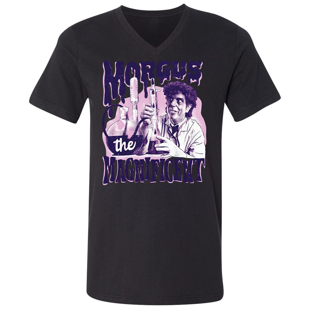 Unisex V-Neck T-Shirt - LPNAFFMB - Black - 16