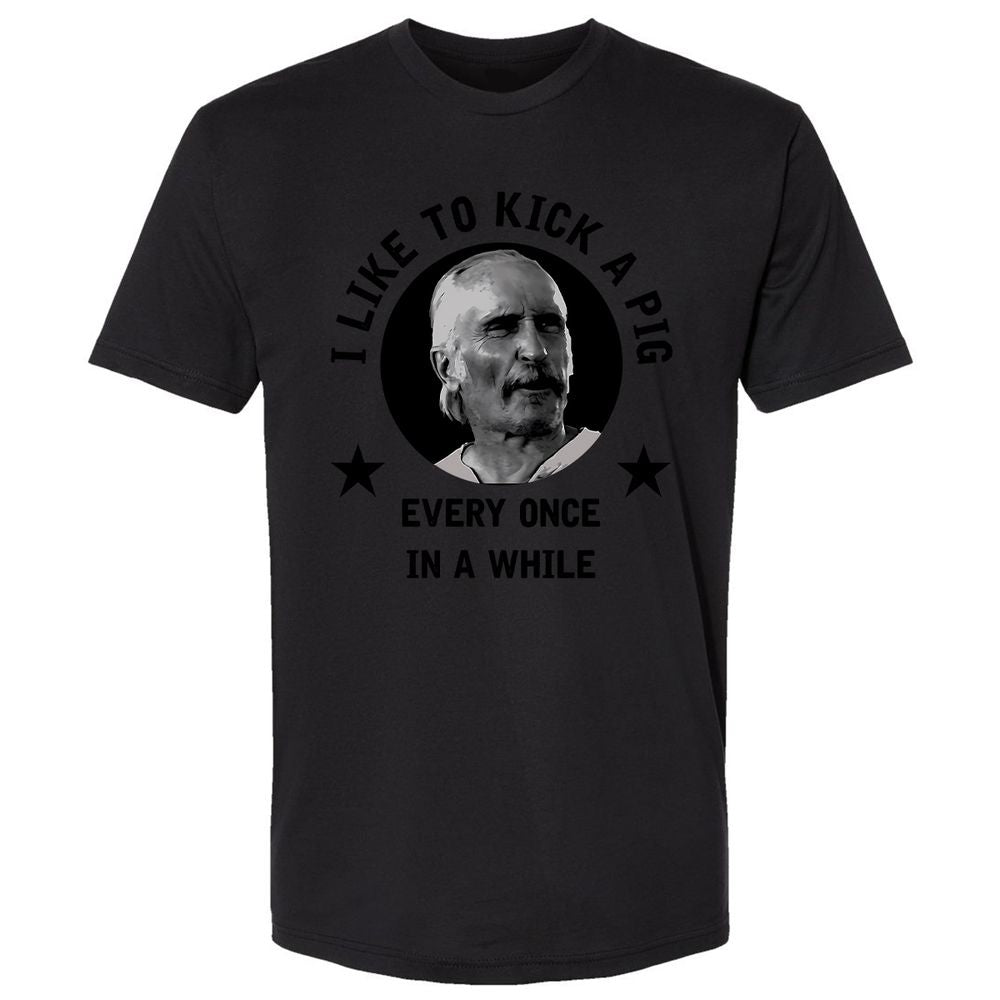 I like to kick a pig - Black - 16