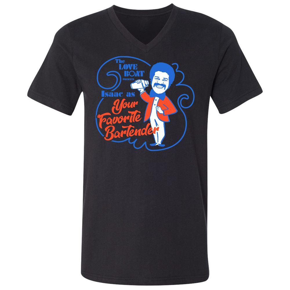 Unisex V-Neck T-Shirt - ETLFJUB6 - Black - 16