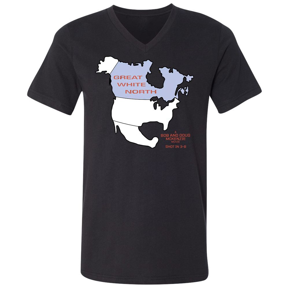 Unisex V-Neck T-Shirt - YKZCEXM5 - Black - 16