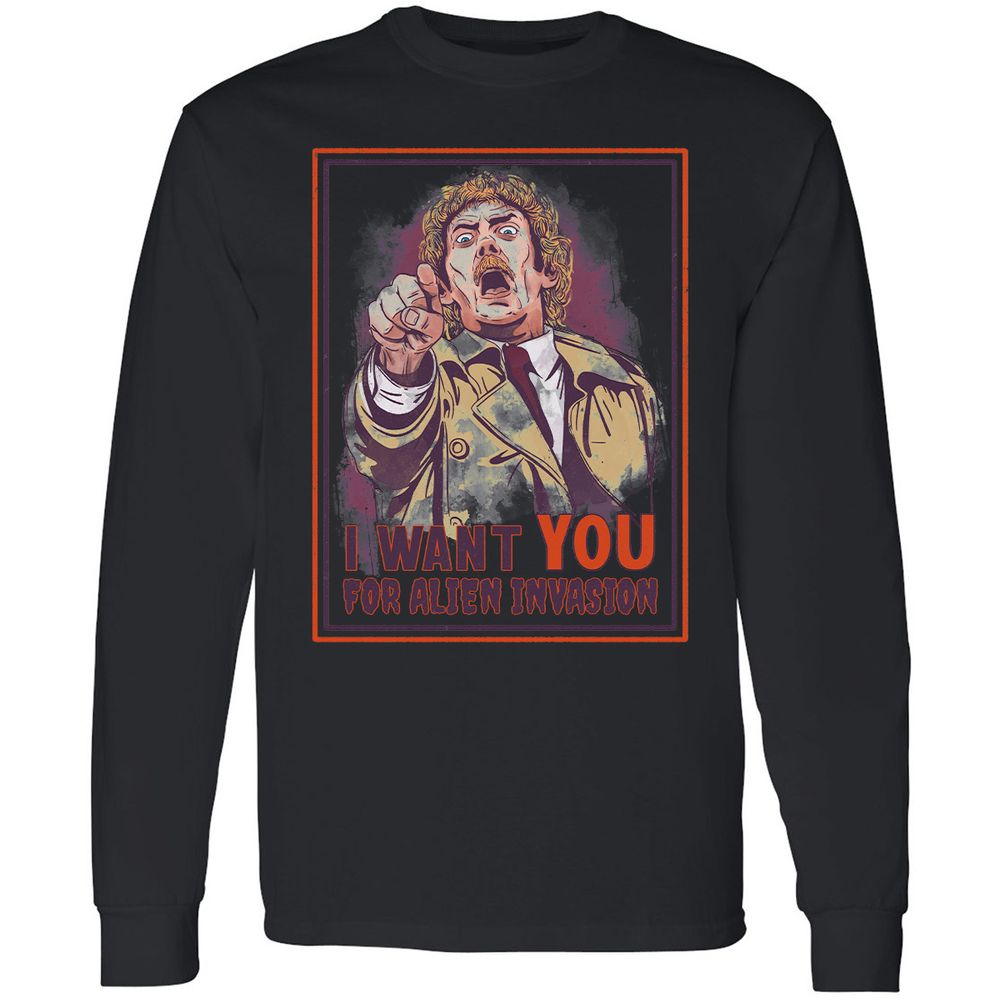Long Sleeve T-Shirt - 4XFCPS8T - Black - 16