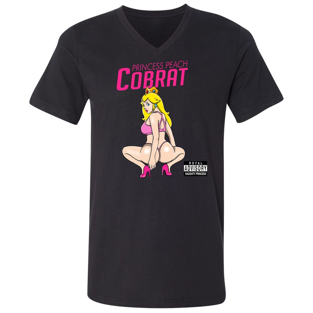 Unisex V-Neck T-Shirt - 4NGPCGCF - Black - 16