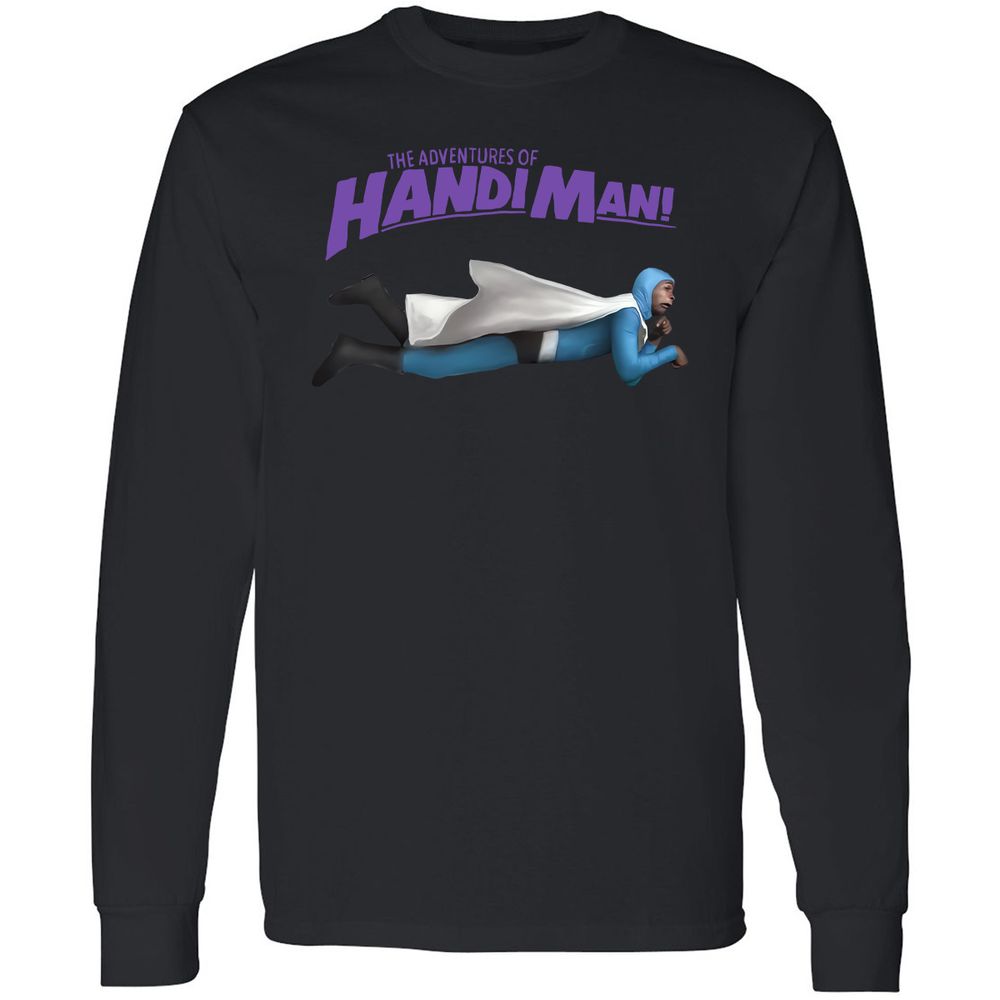 Long Sleeve T-Shirt - BXS9GBJU - Black - 16