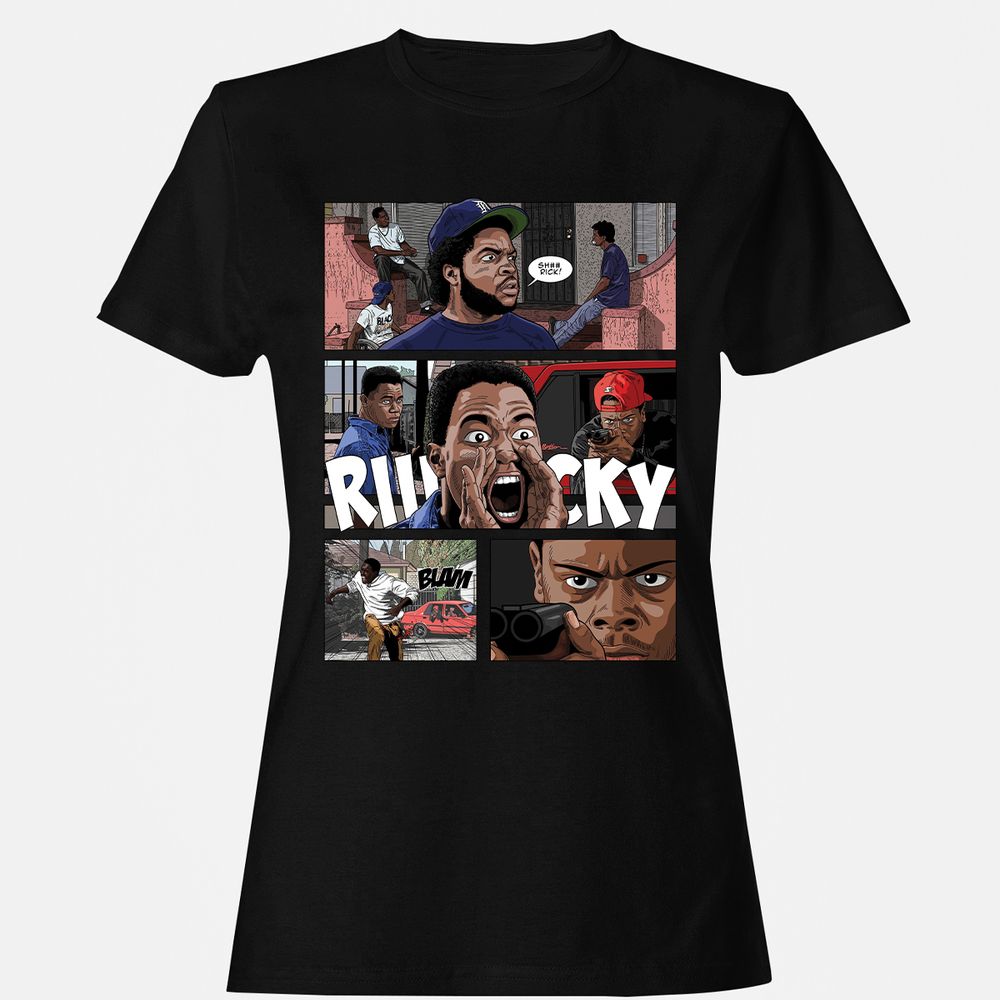 Women's T-Shirt - B4V4UCRJ - Black - 16