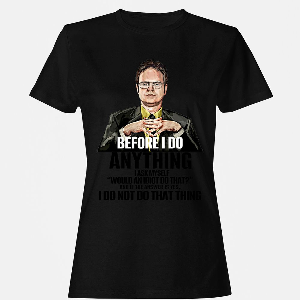 Women's T-Shirt - 9QF7QXL4 - Black - 16