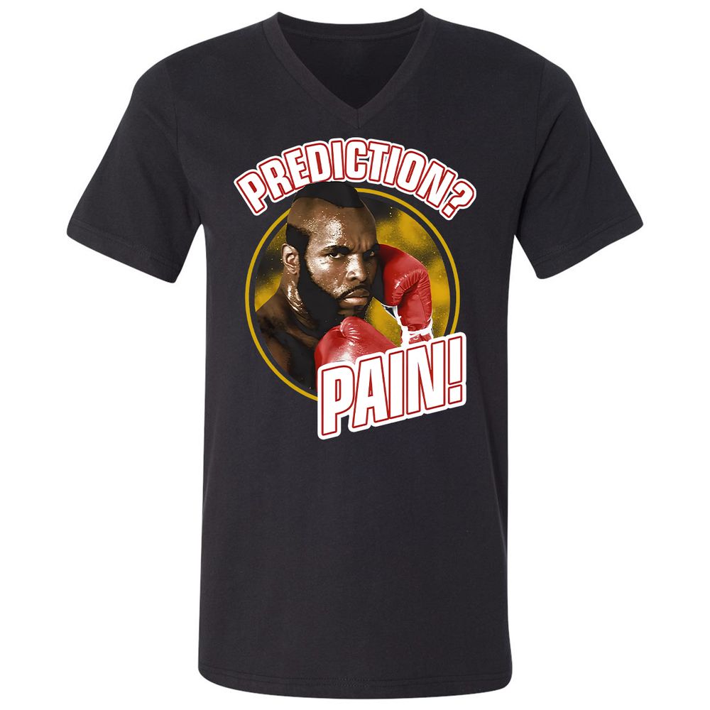 Unisex V-Neck T-Shirt - CCSXLU9P - Black - 16