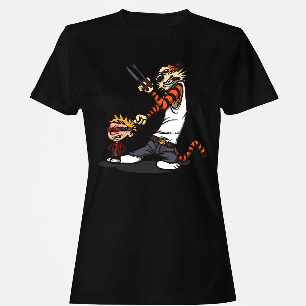 Women's T-Shirt - 6P5XEGXQ - Black - 16