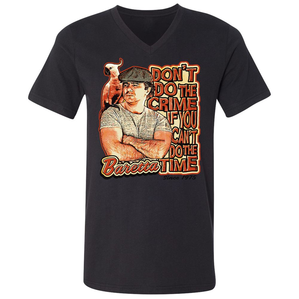 Unisex V-Neck T-Shirt - RZCLDQHH - Black - 16