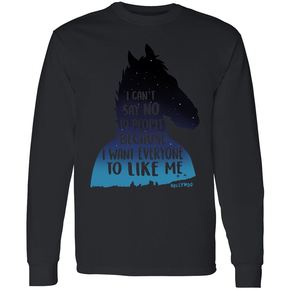 Long Sleeve T-Shirt - JLF587SS - Black - 16