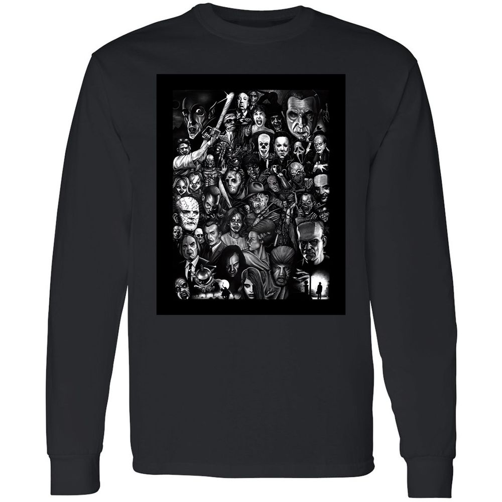 Long Sleeve T-Shirt - HPSJUGFW - Black - 16