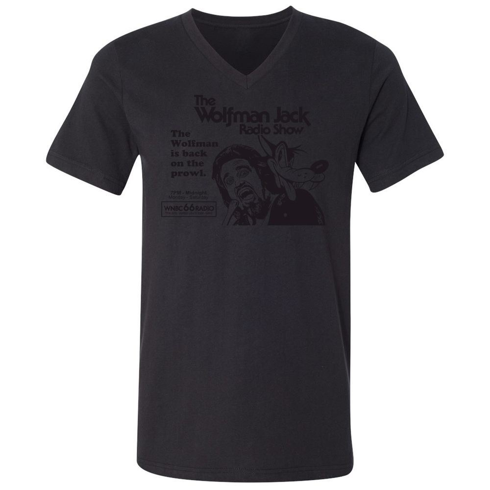 Unisex V-Neck T-Shirt - VGHV4GRX - Black - 16