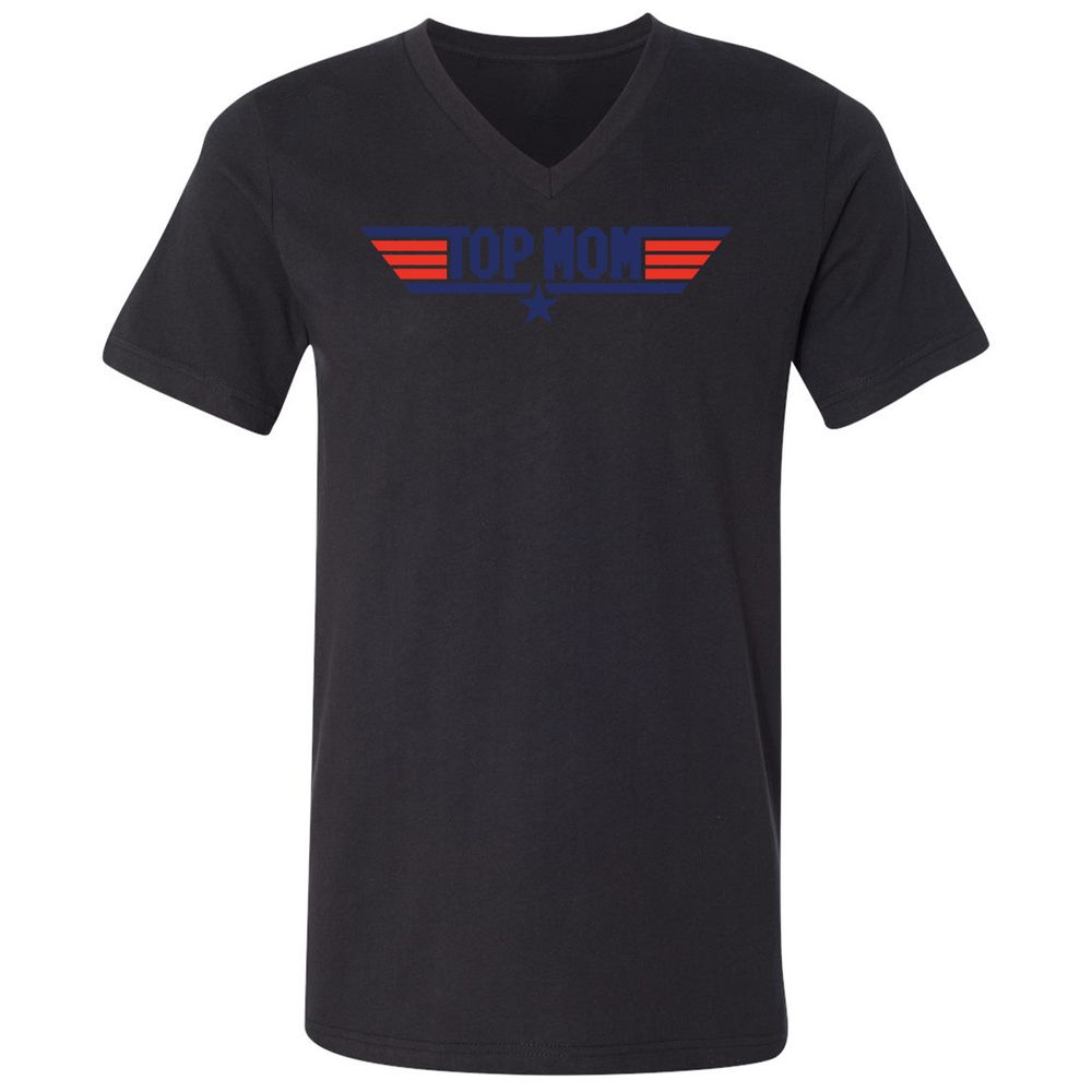 Unisex V-Neck T-Shirt - 3HX2CGGQ - Black - 16