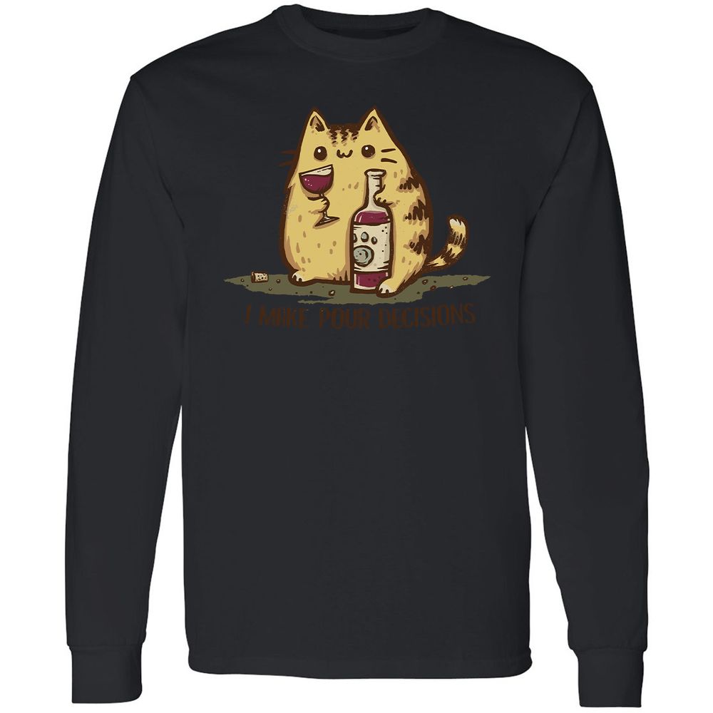 Long Sleeve T-Shirt - JYPY9VT3 - Black - 16