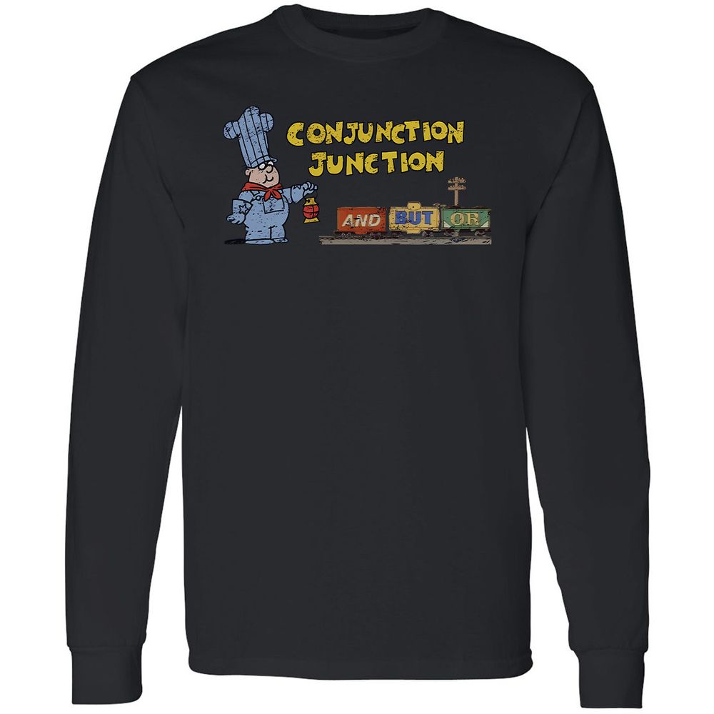 Long Sleeve T-Shirt - QVHULNJN - Black - 16