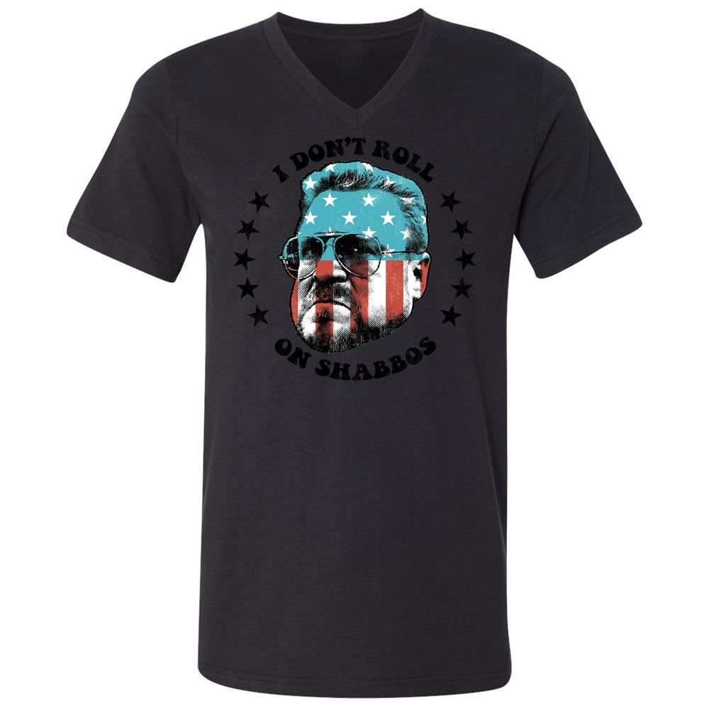 Unisex V-Neck T-Shirt - ZFX29XY1 - Black - 16