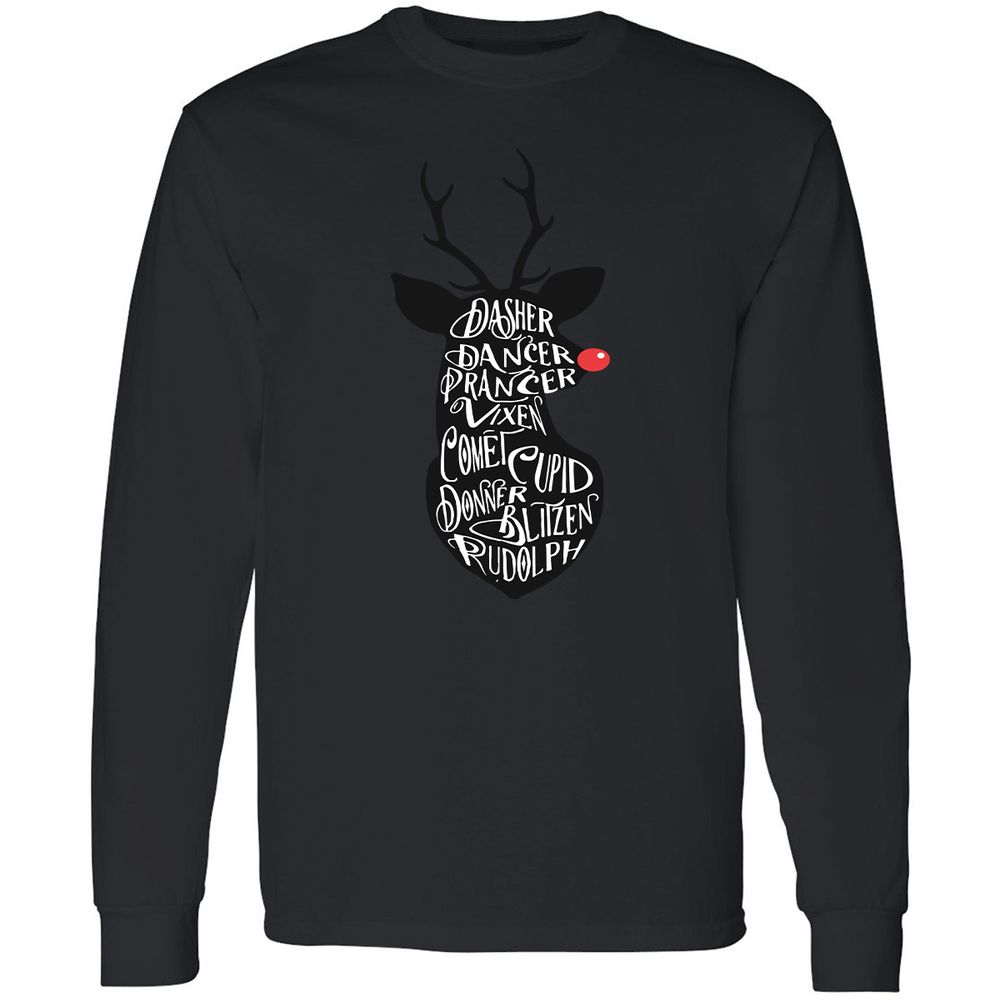 Long Sleeve T-Shirt - 48WQH1PK - Black - 16