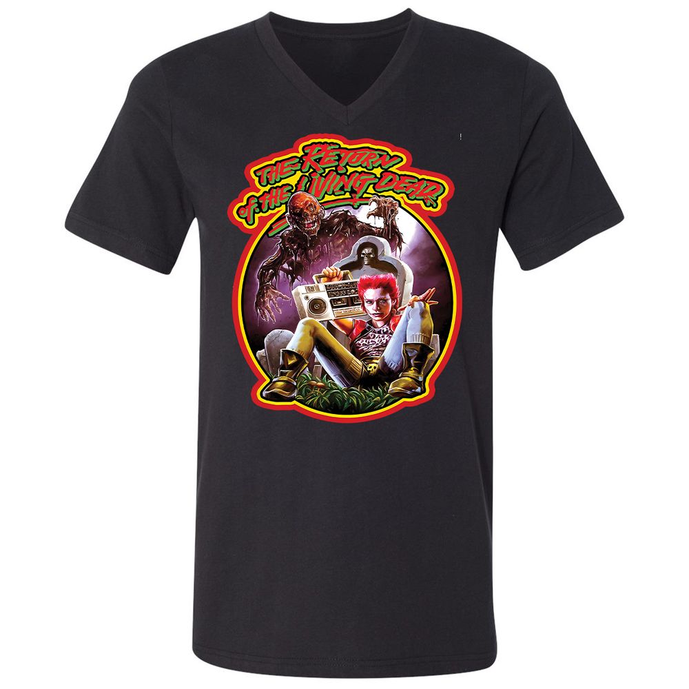 Unisex V-Neck T-Shirt - MDAP8UTN - Black - 16