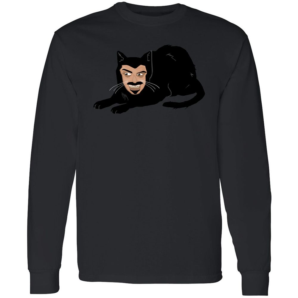 Long Sleeve T-Shirt - UEP9YL5U - Black - 16