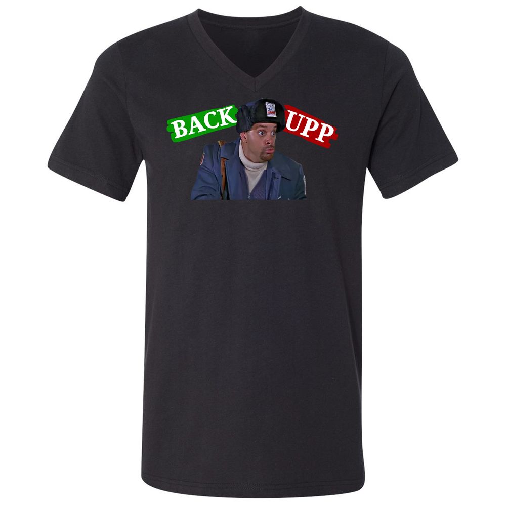 Unisex V-Neck T-Shirt - BVZC16RK - Black - 16
