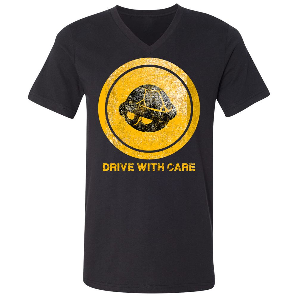 Unisex V-Neck T-Shirt - 2L85XG26 - Black - 16