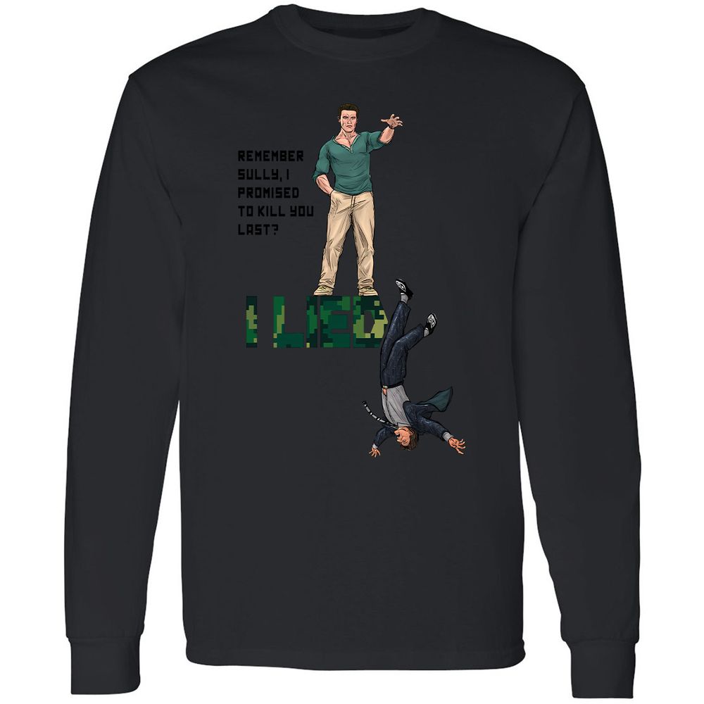 Long Sleeve T-Shirt - EUPC61RN - Black - 16