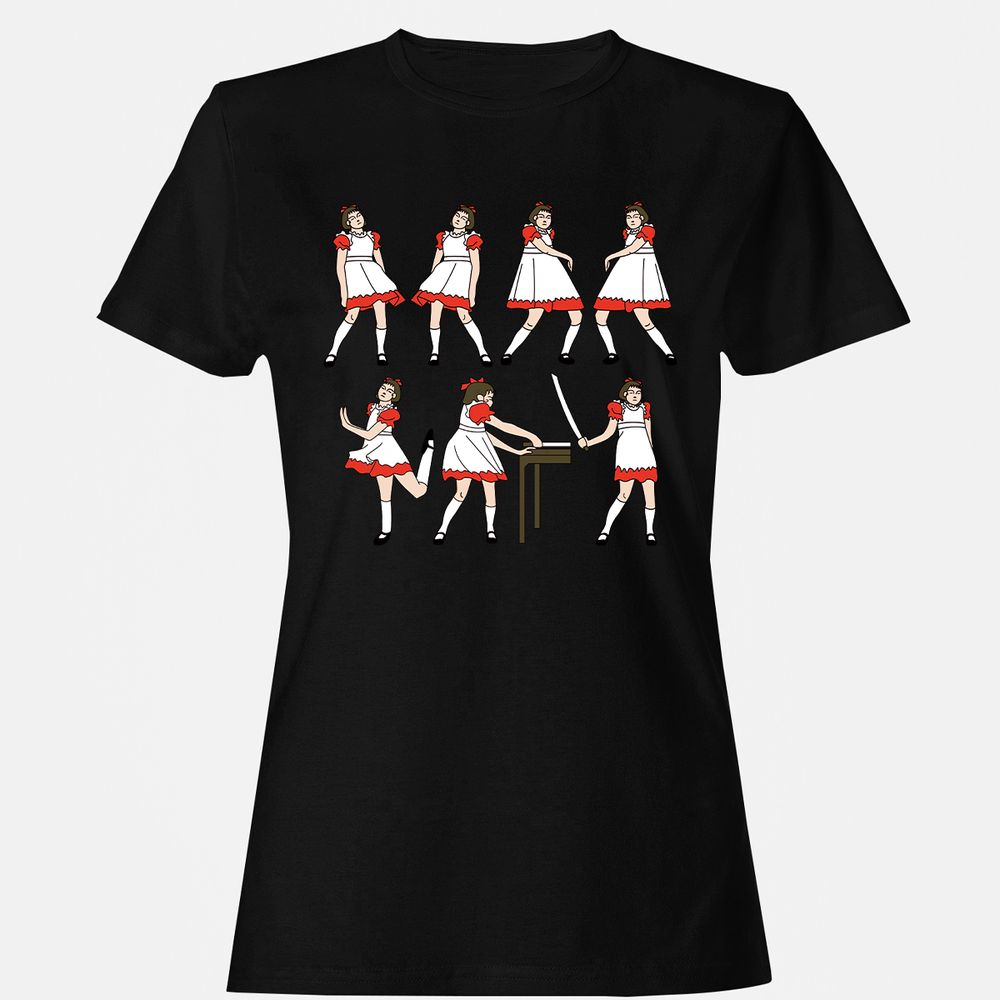 Women's T-Shirt - CDRCQ7TV - Black - 16